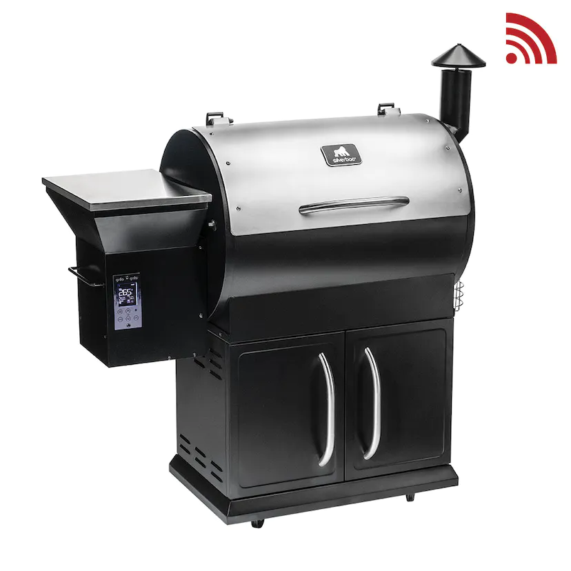Silverbac Wood Pellet Grill Alpha Connect (Wifi) Silverbac wood pellet wifi grill alpha connect