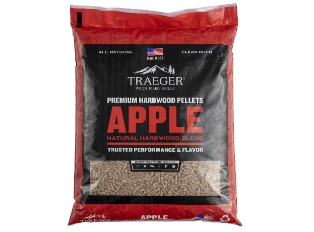 Traeger grills apple wood pellets