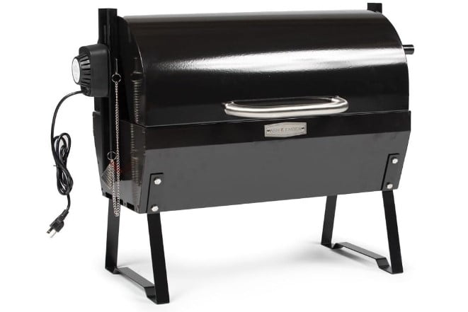 Titan great charcoal grills with rotisserie
