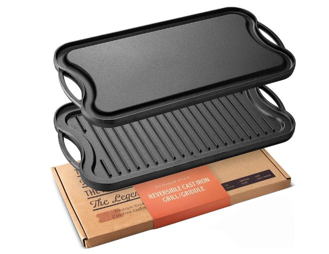 Griddle top for gas stove legend cast iron griddle for gas stovetop