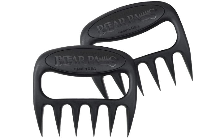 Bear paws meat shredding claws