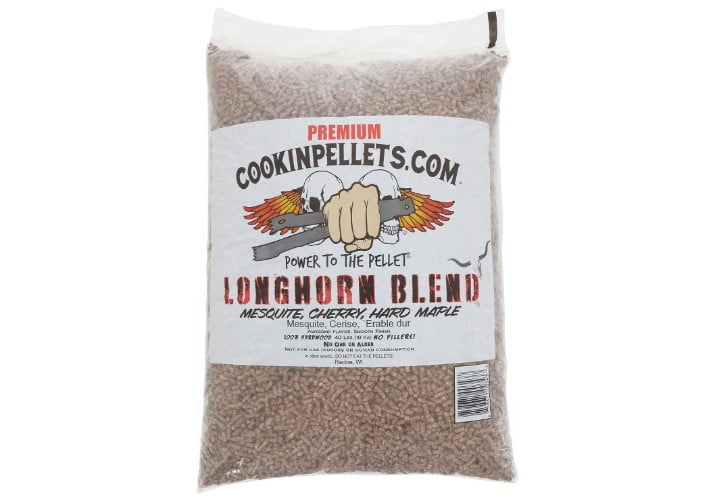 Cookinpellets longhorn blend mesquite wood pellets