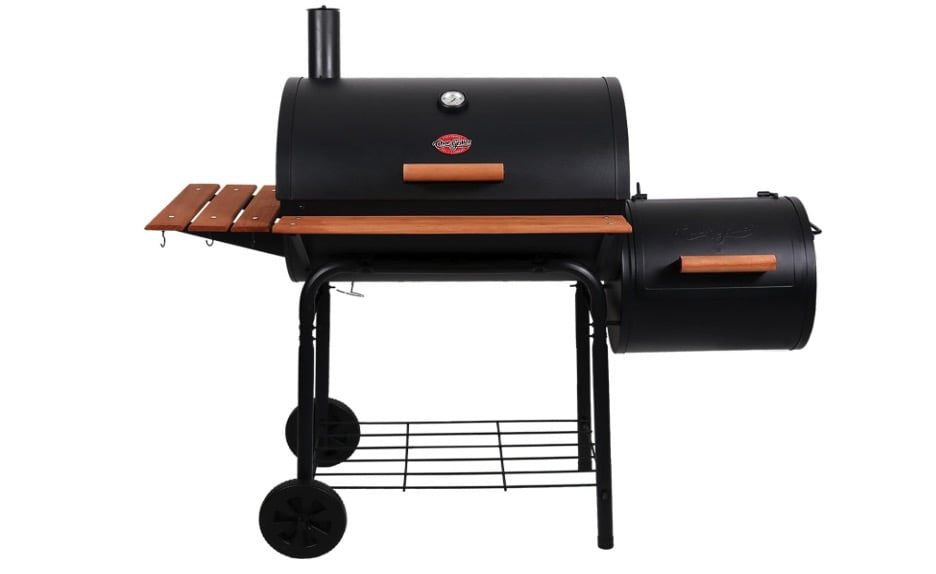 Char-Griller E1224 Smokin Pro 830 Square Inch Charcoal Grill With Side Fire Box, 50 Inch, Black Best grills under 300
char-griller e1224 smokin pro 830 square inch charcoal grill with side fire box, 50 inch, black