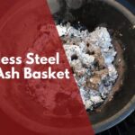 Stainless steel kick ash basket