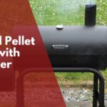 Wood pellet grill with smoker