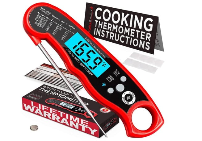Alpha grillers digital bbq meat thermometer