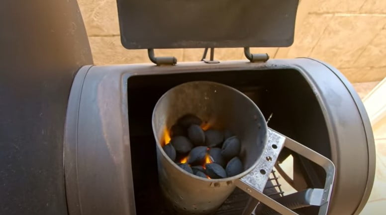 How to use bbq smokers-ignite the charcoal