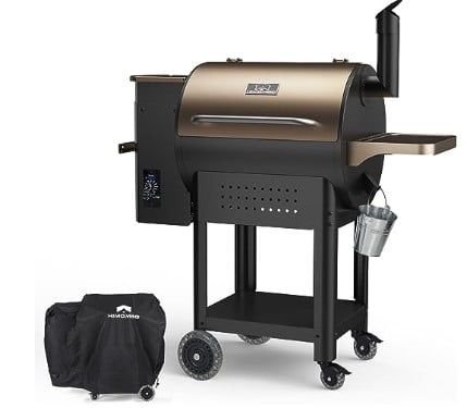 Himombo wood pellet grill with smoker